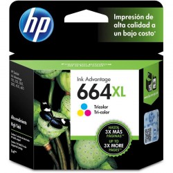 Cartucho HP 664XL Color