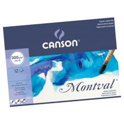 Block Canson Montval 24x32cm 300gr