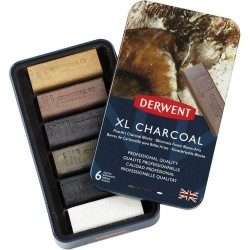 Carbonillas Derwent XL Charcoal x6
