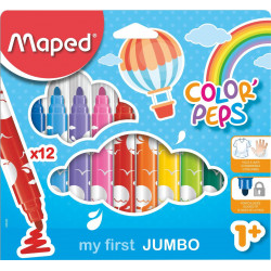 Marcadores Maped Jumbo x12 Color Peps