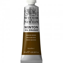 Oleo Winton Winsor & Newton 37 ml Marron Van Dyck (676)