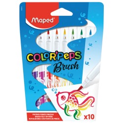 Marcadores Maped Brush Color Peps x10