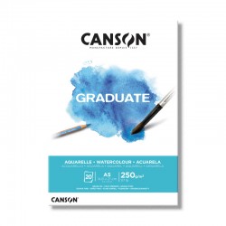 Block Canson Graduate A5 250gr 20 hojas