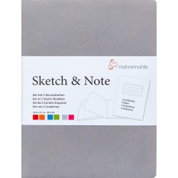 Cuadernos Hahnemühle Sketch & Note A6 125gr 20h (Gris y...