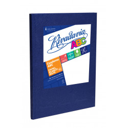 Cuaderno Rivadavia ABC Azul Rayado 50 hojas