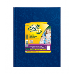 Cuaderno Éxito E3 Azul Cuadriculado Chico 48 hojas